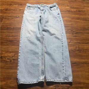 Levi’s 505 Regular Fit Jeans Mens 34x30 Light Wash Straight Leg Vintage